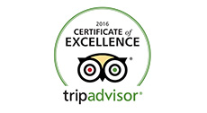 TripAdvisor - 2016 Certificate of Excellence